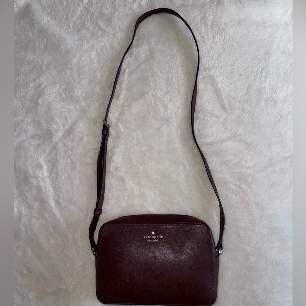 Kate Spade Deep Red Crossbody Bag